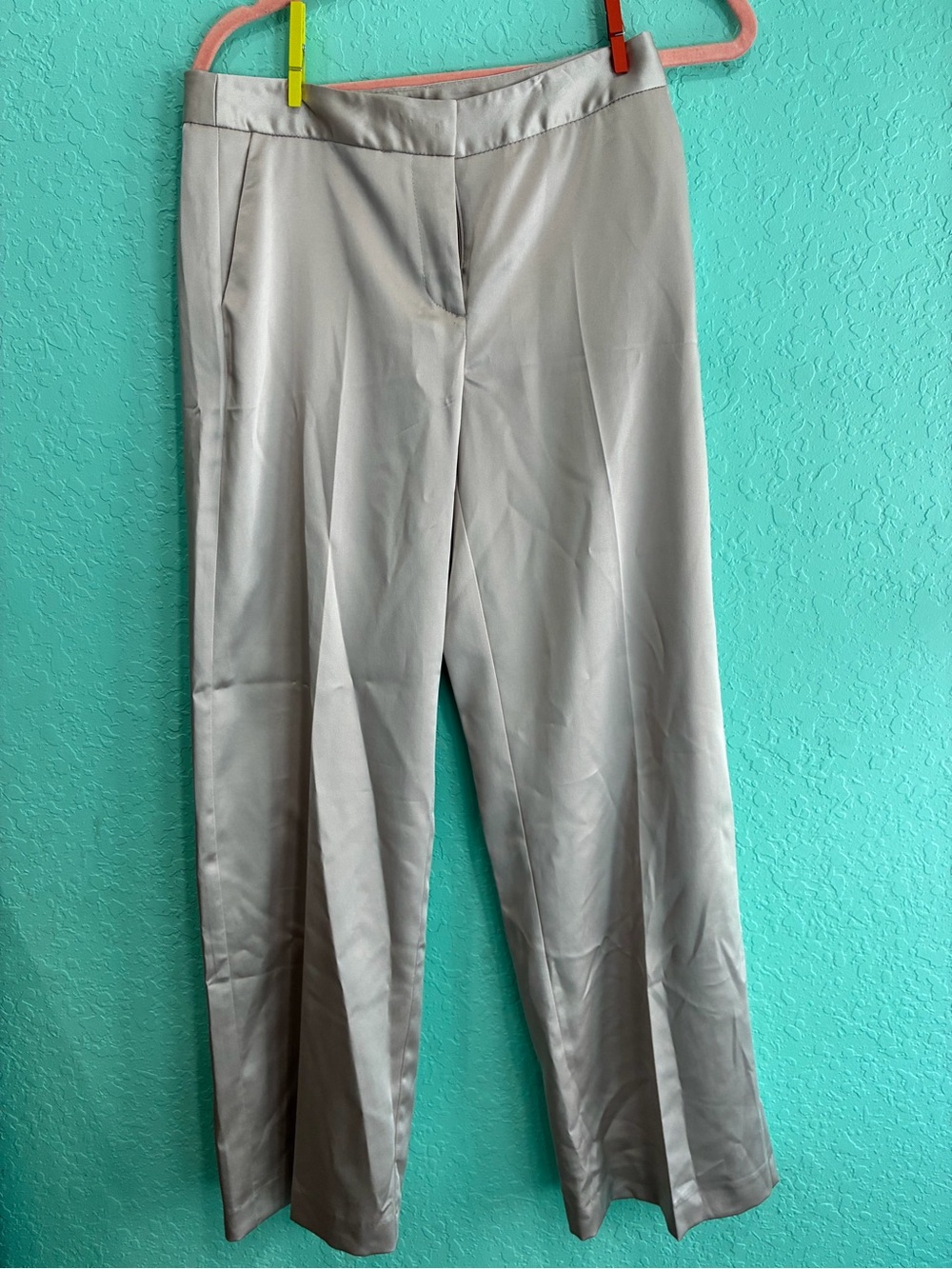 Zara Women’s pants NWT S champagne gold silky dress work party
